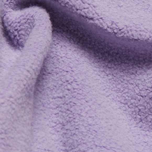 Aritiza tna cozy fleece perfect shrunken hoodie crop pullover petal purple - Picture 6 of 8